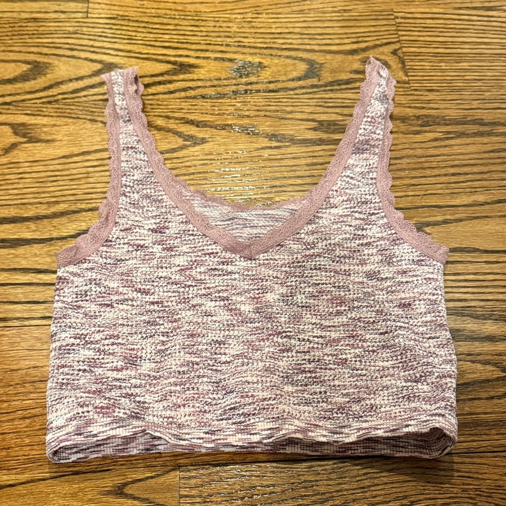 Aeropostale Mauve Knit Tank Top